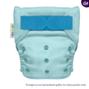 Pañal premium TURQUESA VELCRO