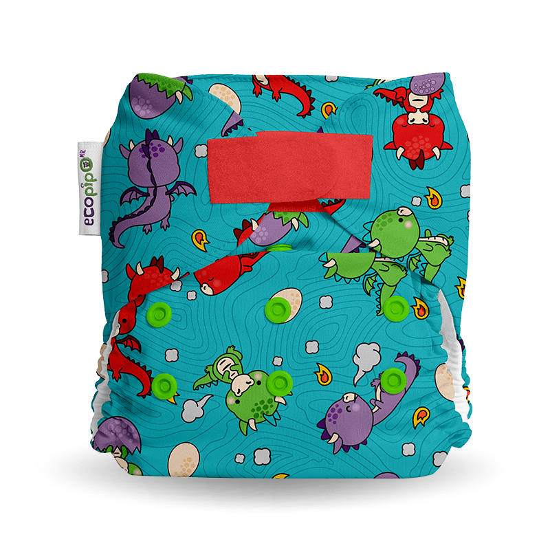 Pañal premium DRAGONES VELCRO