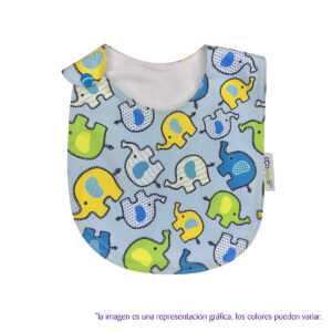 BABERO ELEFANTES AZULES