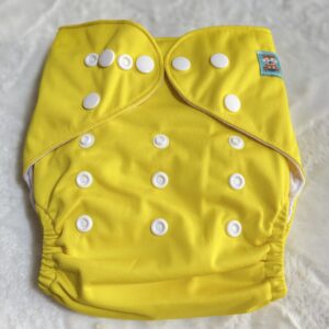 pañal Alva baby liso amarillo