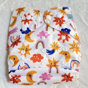 pañal Alva baby Estampado arcoiris