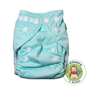 PAÑAL RECIEN NACIDO BROCHES-MENTA