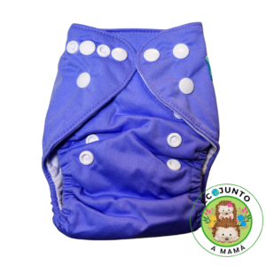 PAÑAL RECIEN NACIDO BROCHES- LILA