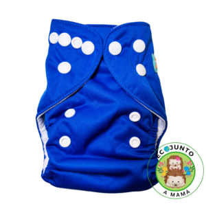 PAÑAL RECIEN NACIDO BROCHES- AZUL REY