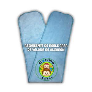 ABSORBENTE LARGO DE VELOUR ALGODÓN 80% 1PZA
