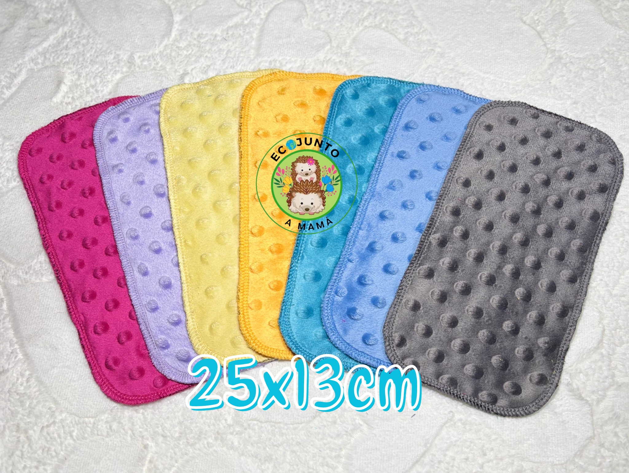 Filtros de tela CORTOS (minky) pack de 10 pz