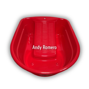 LAVADERITO DE PLASTICO ROJO