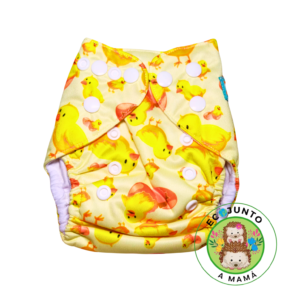 PAÑAL RECIEN NACIDO BROCHES- POLLITO